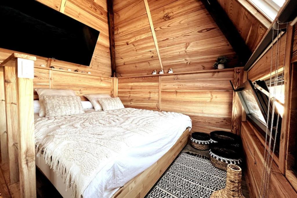 Chalet Et Jaccuzy Sur La Plage Biscarrosse Luaran gambar